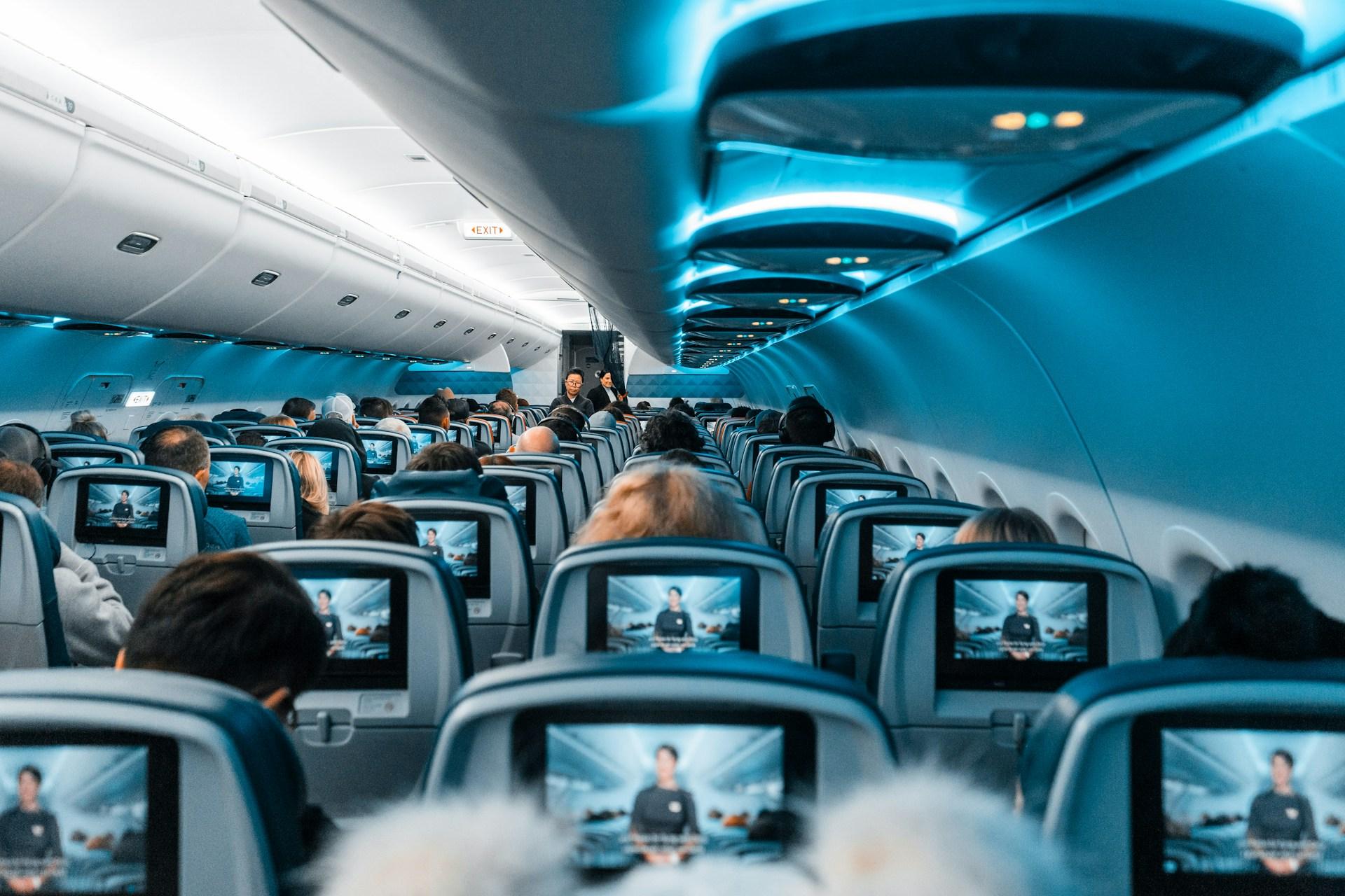In-flight connectivity and entertainment mood image